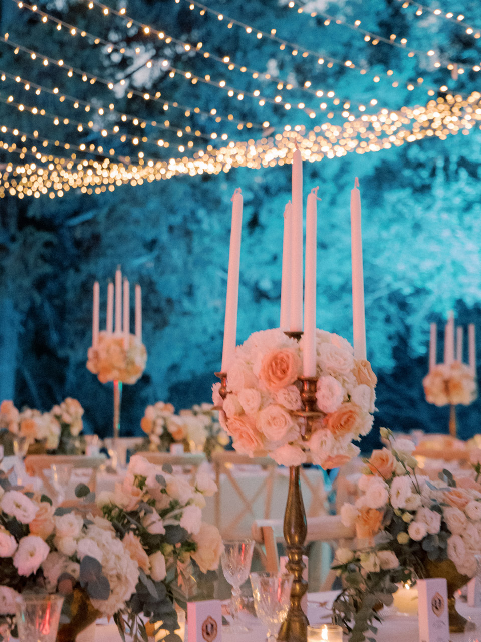 Cream & Peach Luxury Wedding